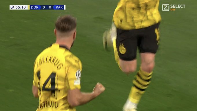 PSG zaskoczone! Kapitalna akcja Borussii w półfinale Ligi Mistrzów [WIDEO]