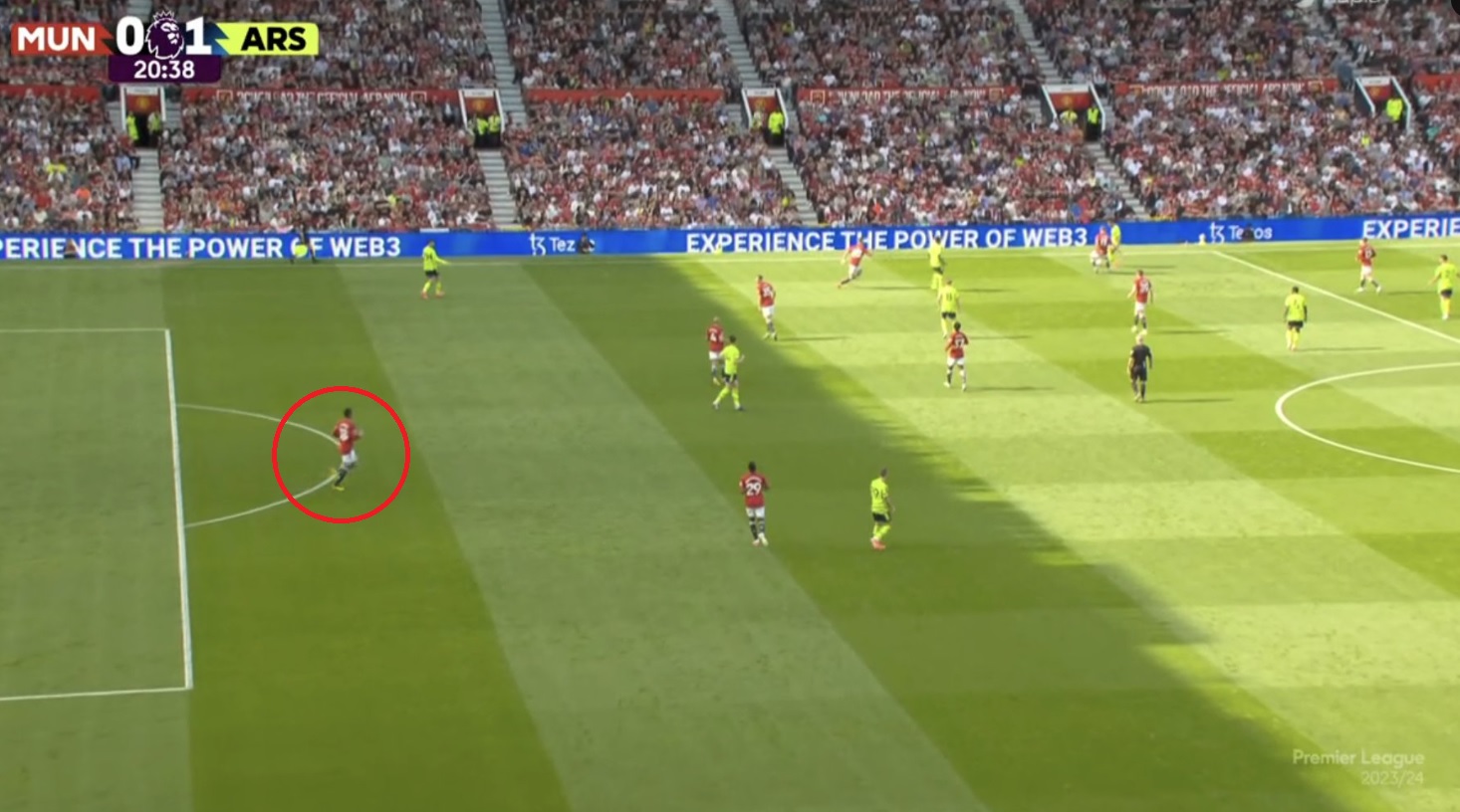 Koszmarne zachowanie gwiazdy Manchesteru United. Prezent dla Arsenalu [WIDEO]