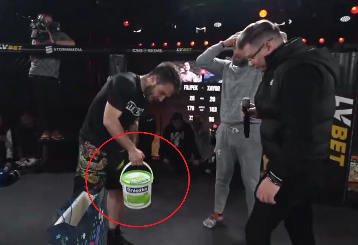Kuriozalne nagrody za zwycięstwo. Freakfighter dostał zestaw do malowania ścian [WIDEO]