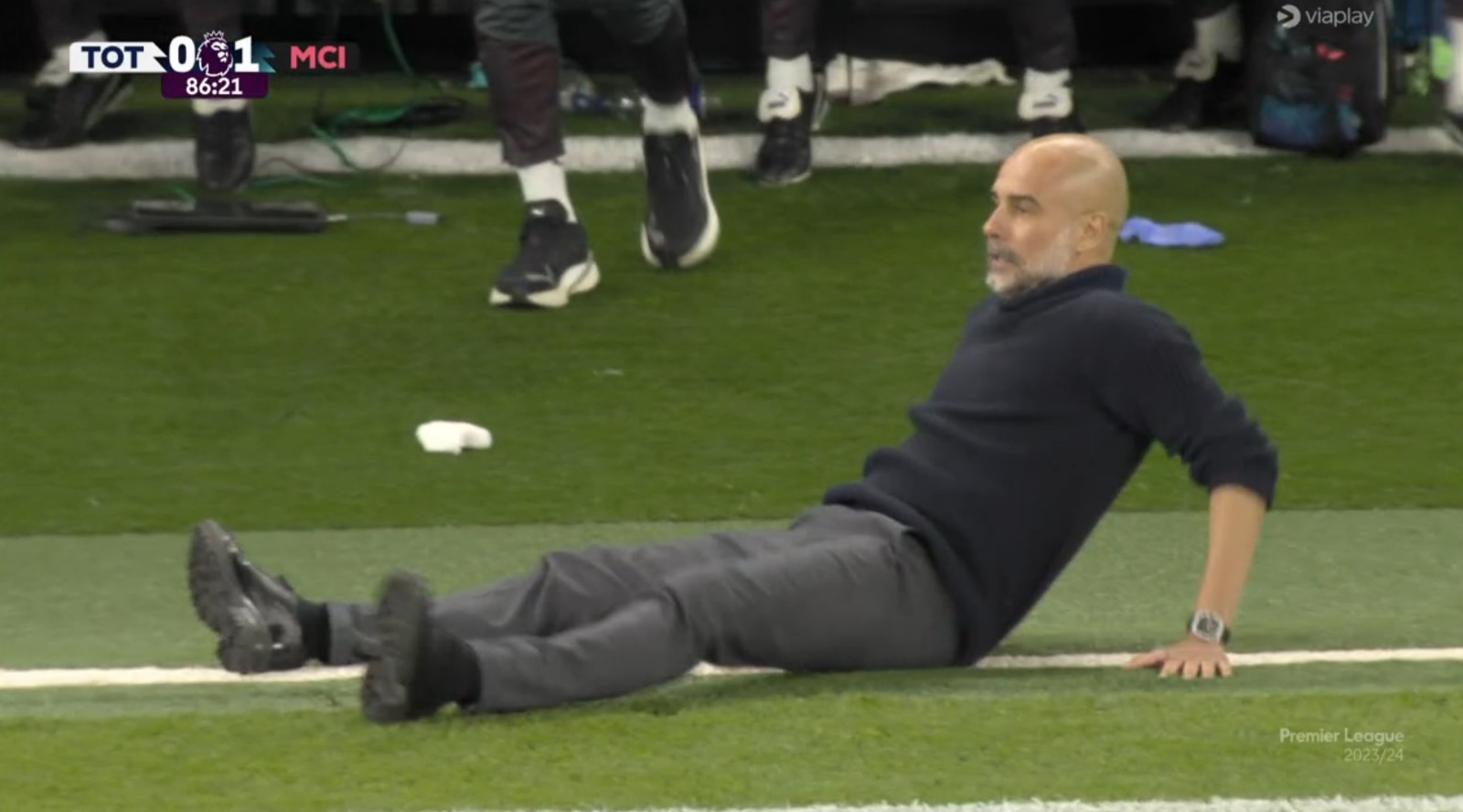 Sceny, Guardiola aż padł! Tak City mogło wypuścić tytuł z rąk [WIDEO]