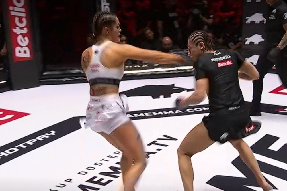 Miała iść do UFC, teraz wygrała na Fame MMA. Wystarczyły dwie rundy [WIDEO]