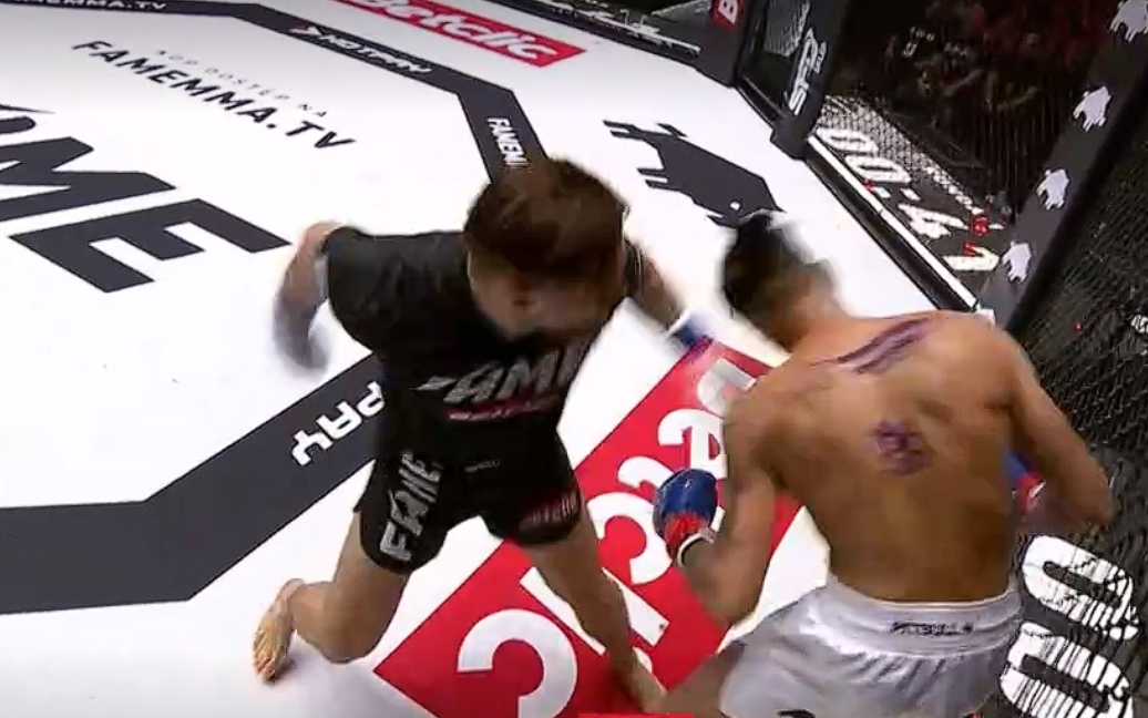 Wskoczył na zastępstwo i wygrał! "Ferrari" triumfuje na Fame MMA [WIDEO]