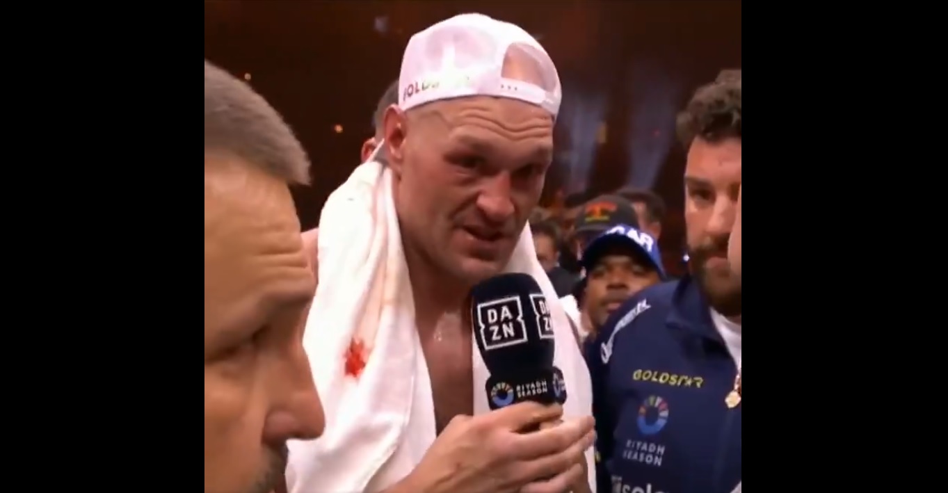 Fury wypalił po porażce. "Usyk wygrał, bo Ukraina jest w stanie wojny"
