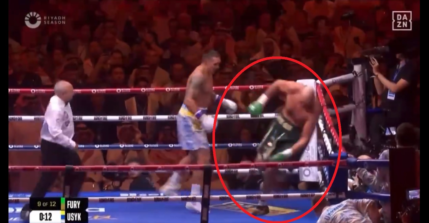 Fury był jak nieprzytomny! Cud, że przetrwał kanonadę Usyka [WIDEO]