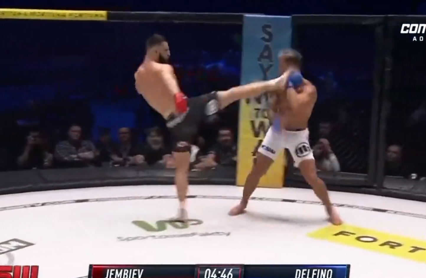 Zabójcze kopnięcie na KSW! Prawie urwał mu głowę [WIDEO]