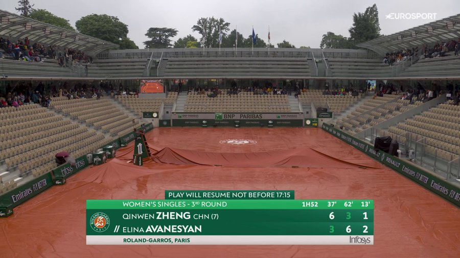 Paryż tonie w deszczu. Roland Garros sparaliżowany, fatalne wieści dla Hurkacza