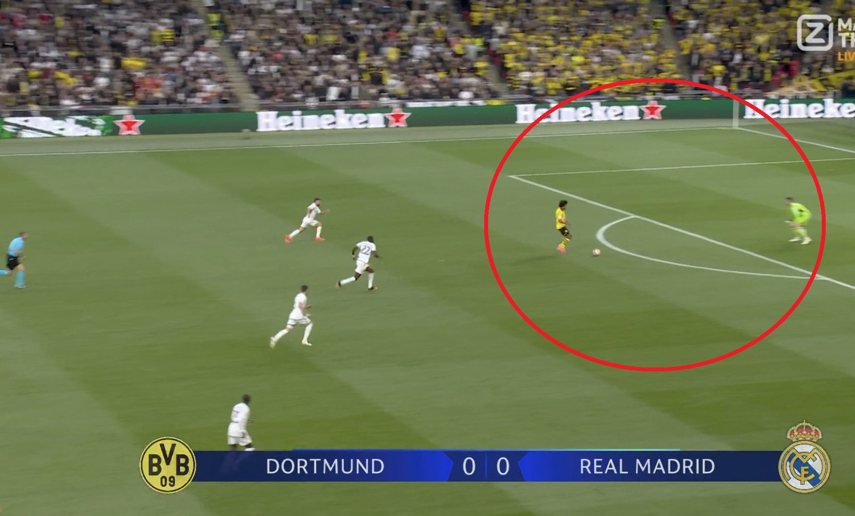 Jak Borussia tego nie strzeliła?! Real tylko czeka na takie błędy [WIDEO]