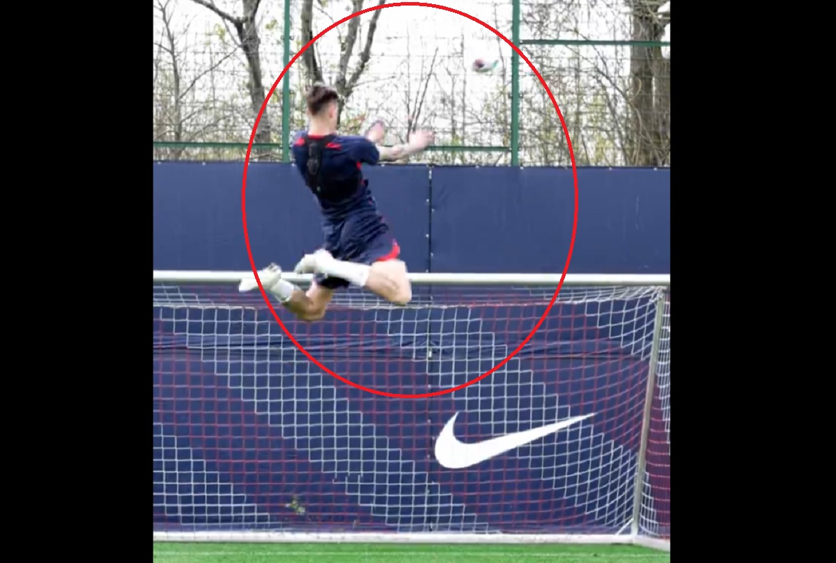 Poszybował lepiej niż Ronaldo. Reprezentant kraju zaimponował przed EURO [WIDEO]