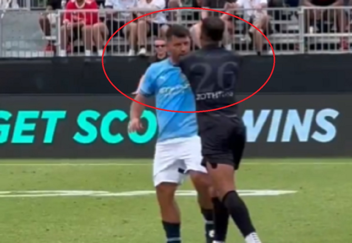 Aguero wrócił na boisko. Doszło do awantury [WIDEO]