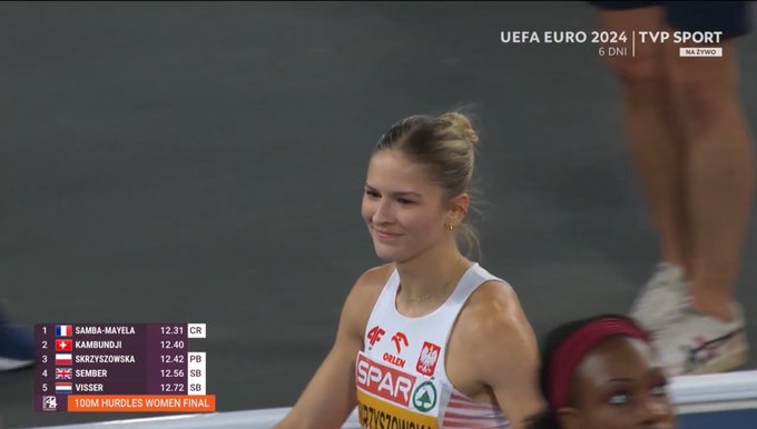 Skrzyszowska medalistką mistrzostw Europy! Najlepszy bieg w karierze [WIDEO]