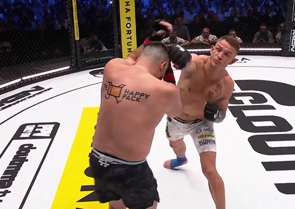 Demolka w walce Rzeźniczaka na Clout MMA 5! Wystarczyło 25 sekund