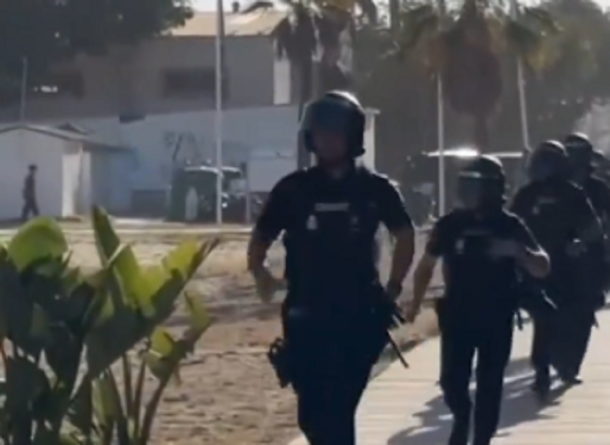 Nalot policji, Haaland w centrum wydarzeń. Powiało grozą [WIDEO]