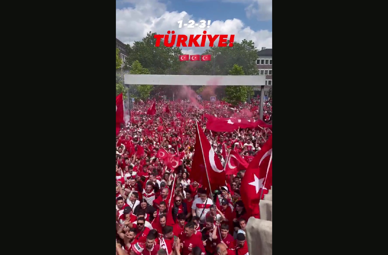 Ulice zapłonęły! Sceny przed meczem EURO [WIDEO]