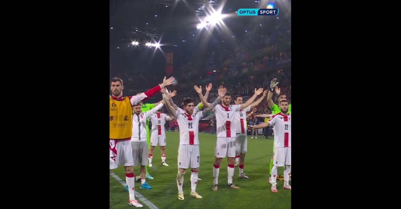 Tak zachowali się kibice Gruzji. Piękne sceny po meczu [WIDEO]
