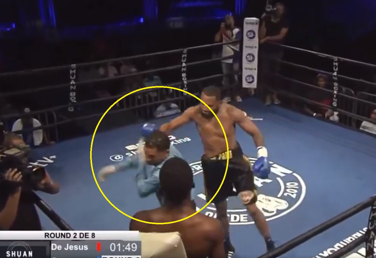 Pięściarz uderzył sędziego. Nie do wiary, co zrobił arbiter [WIDEO]