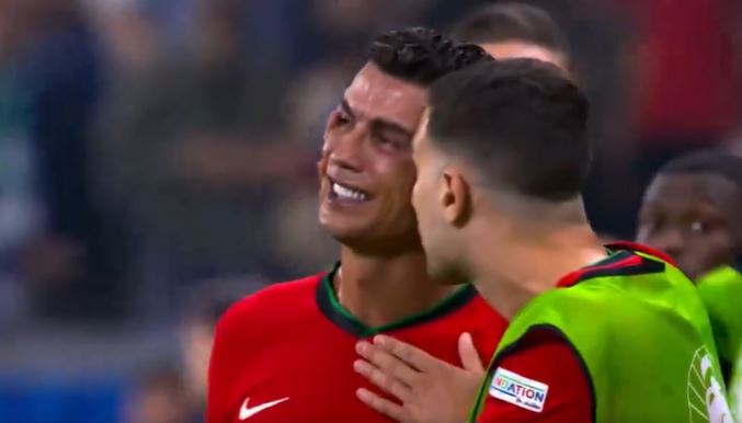 Ronaldo zalany łzami! Co tam się działo! [WIDEO]
