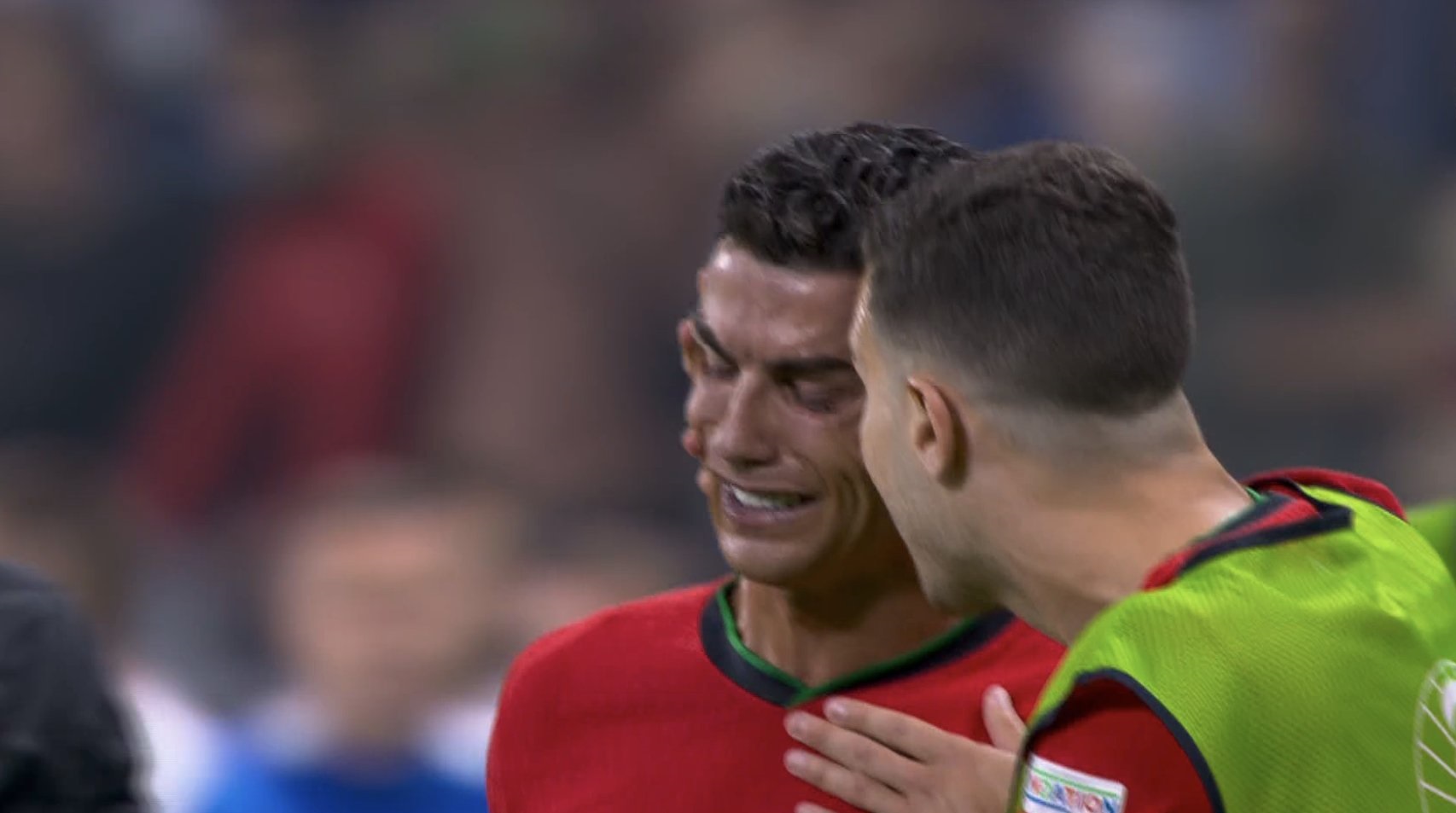 "Dla mnie kompromitacja". Były reprezentant Polski broni Ronaldo [WIDEO]
