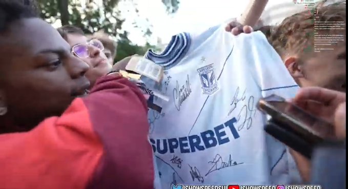 Speed z koszulką Lecha. Tego nikt się nie spodziewał [WIDEO]