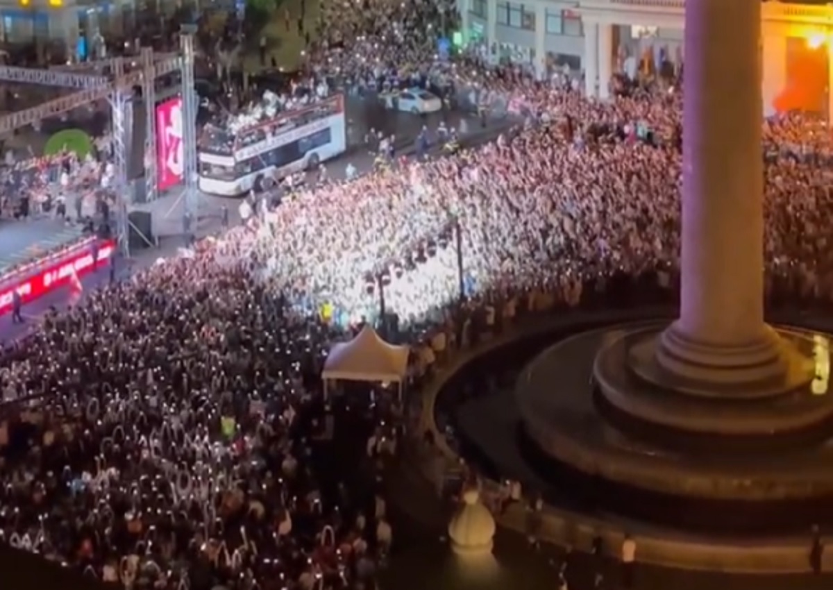 Wielka feta w Gruzji. Możecie być w szoku [WIDEO]