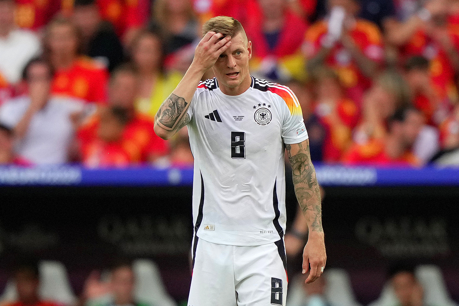 "Możemy być dumni". Kroos przemówił po porażce Niemców