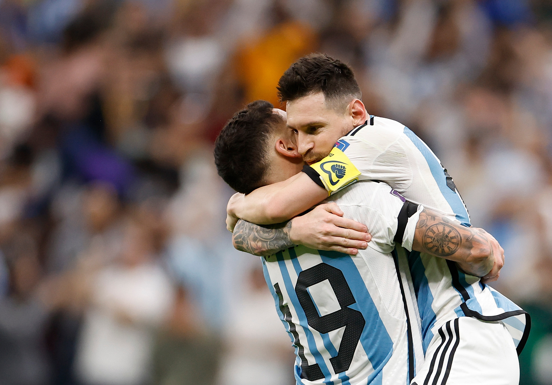 Zaskakujący tatuaż reprezentanta Argentyny. Ukłon w kierunku Messiego [ZDJĘCIE]
