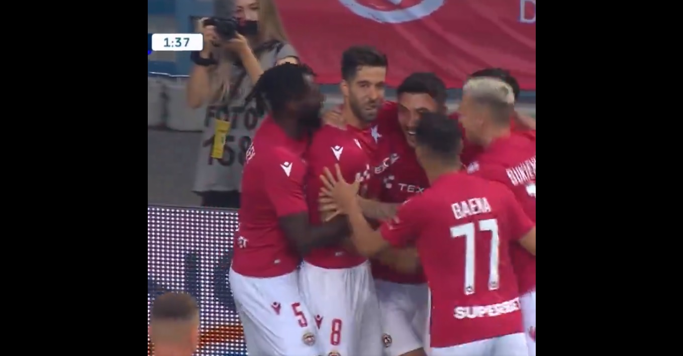 Początek jak ze snu! Błyskawiczny gol Wisły w pucharach! [WIDEO]