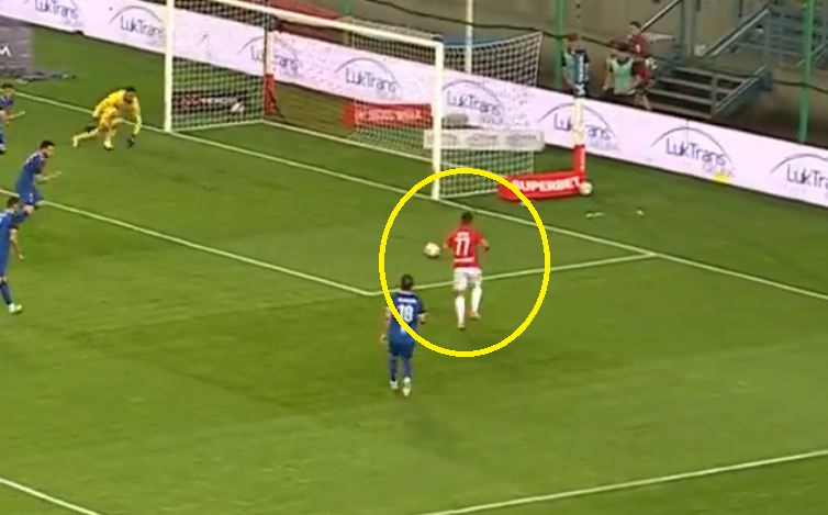 Co za pudło piłkarza Wisły! Jak on tego nie strzelił?! [WIDEO]