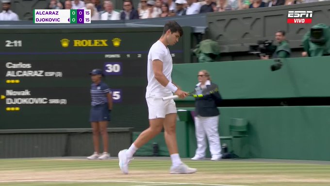 Kosmos! Spektakularny początek finału Wimbledonu [WIDEO]