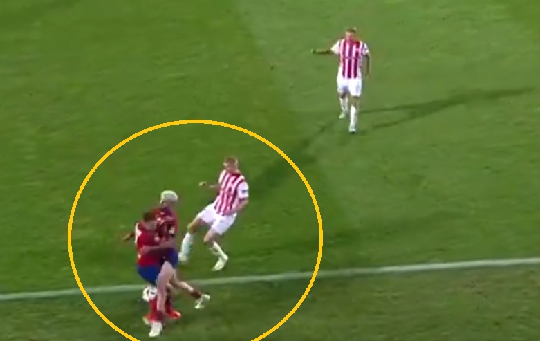 Piłkarskie jaja w Ekstraklasie. Piłkarze Rakowa jak Flip i Flap [WIDEO]