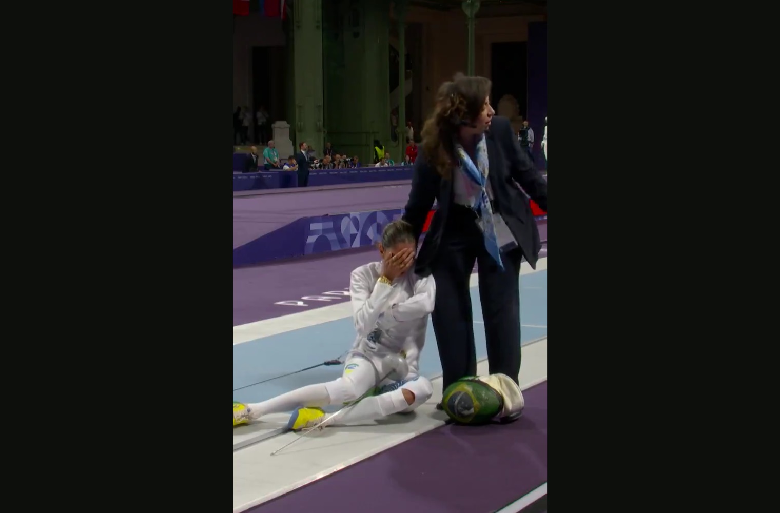 Nieszczęście olimpijki. Zasłabła i ujawniła diagnozę [WIDEO]