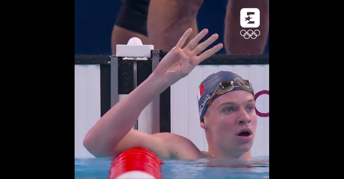 Gigant! Leon Marchand z czwartym złotem igrzysk! [WIDEO]