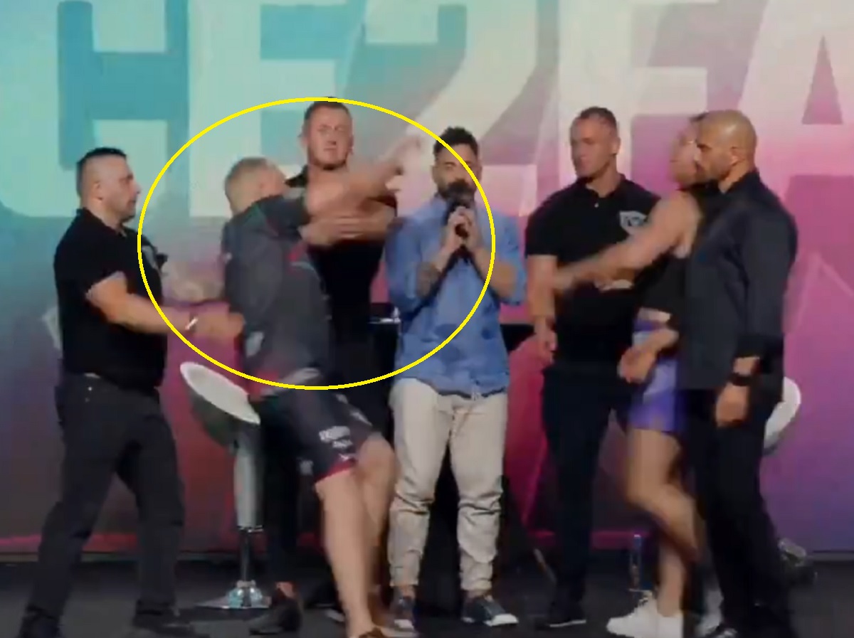 Dostał "liścia" i prawie został znokautowany. Sceny przed Prime MMA 9 [WIDEO]