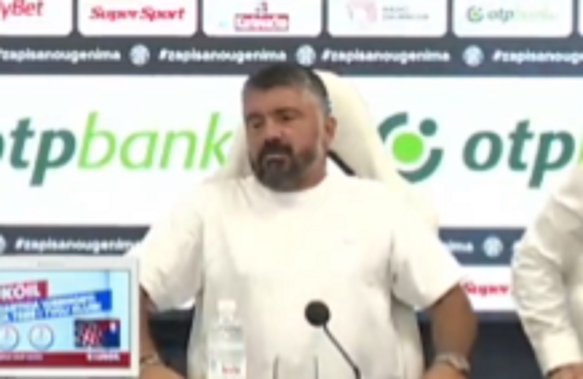 Szokujące słowa Gattuso na konferencji prasowej. "Sp***rdalaj" [WIDEO]