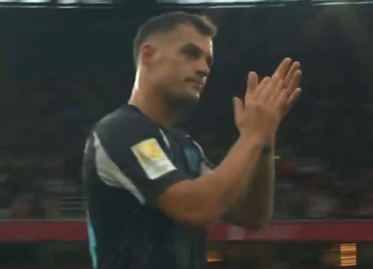 Piękne obrazki. Tak kibice Arsenalu zachowali się wobec Xhaki [WIDEO]
