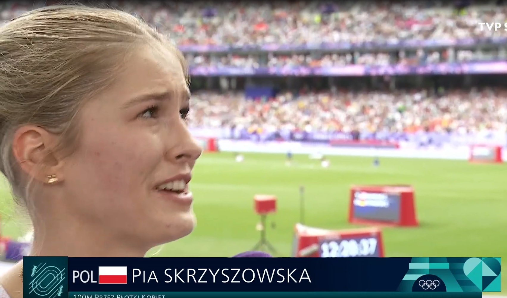 "Starałam się, jak mogłam". Polka ledwo powstrzymała łzy. Olimpijski finał był o włos