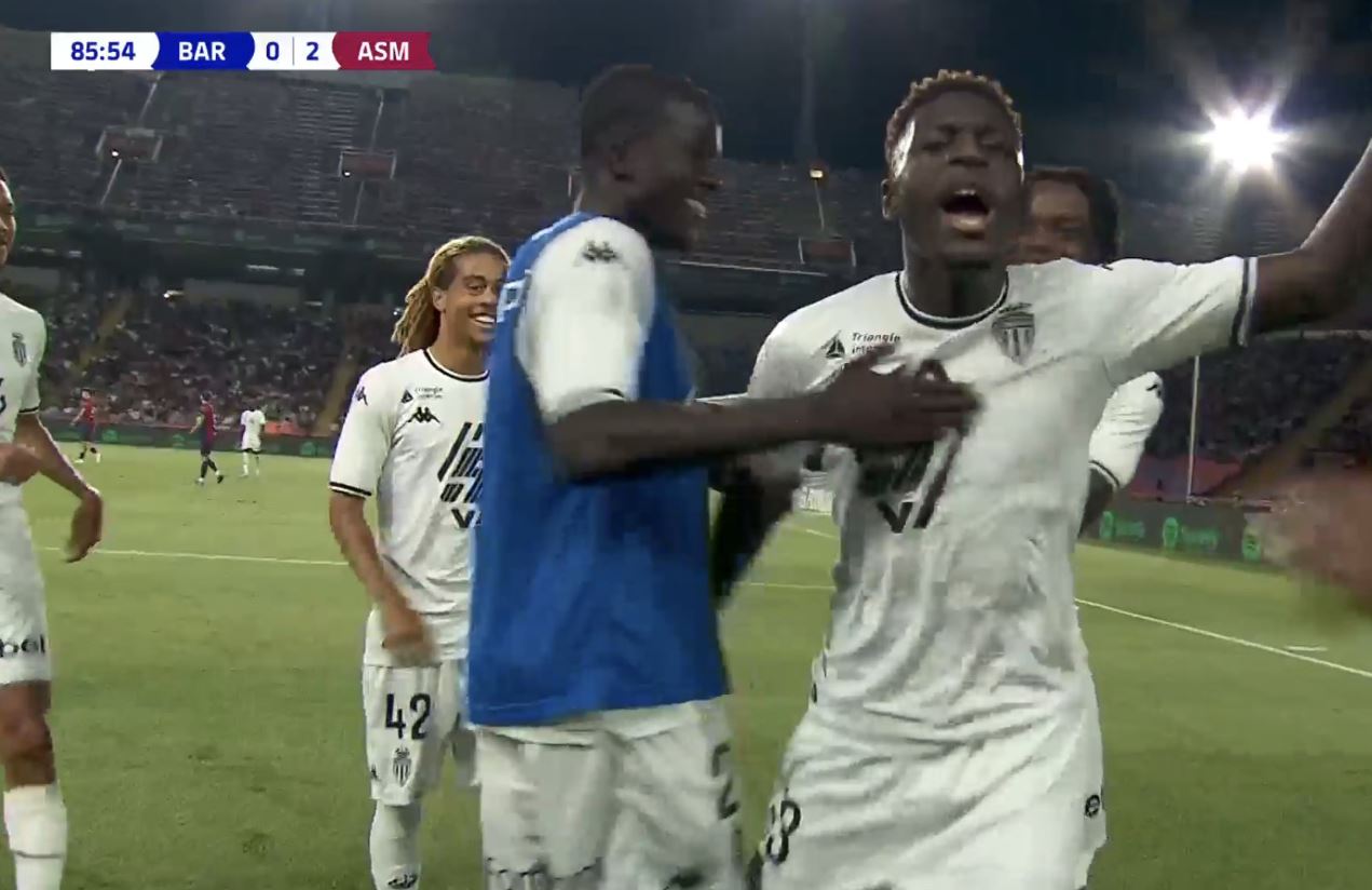 Deklasacja Barcelony tuż przed sezonem! 0:3 z Monaco, koszmarny błąd obrońców [WIDEO]