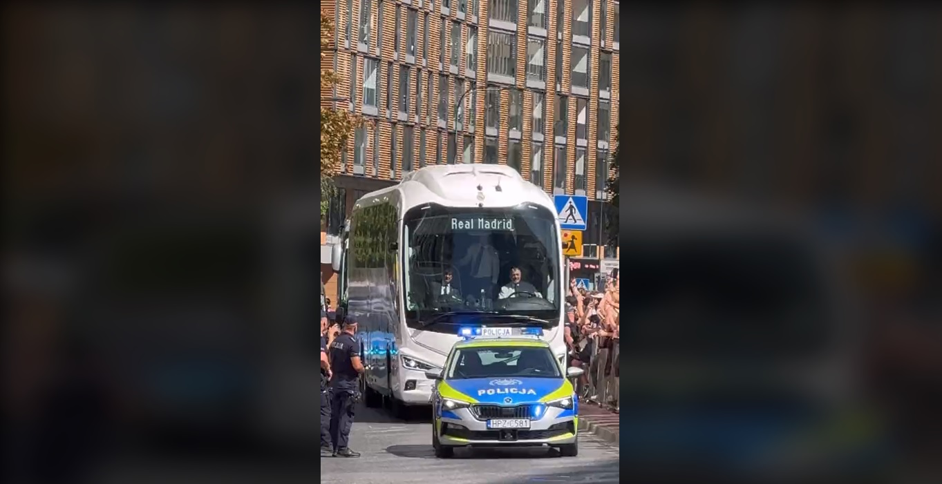 Tak Warszawa przywitała Real Madryt. Absolutne szaleństwo! [WIDEO]
