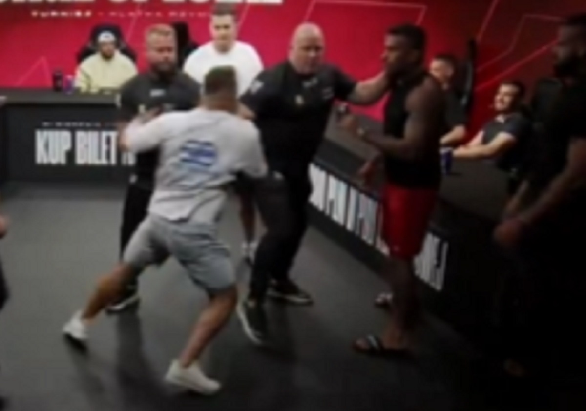 Przepychanka przed Fame MMA 22. Awantura wisiała na włosku [WIDEO]
