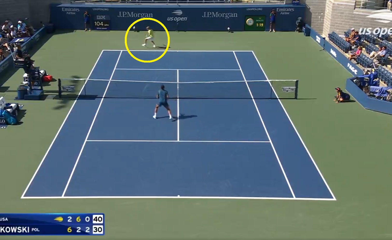 Co za punkt Polaka w US Open! Można oglądać bez końca [WIDEO]