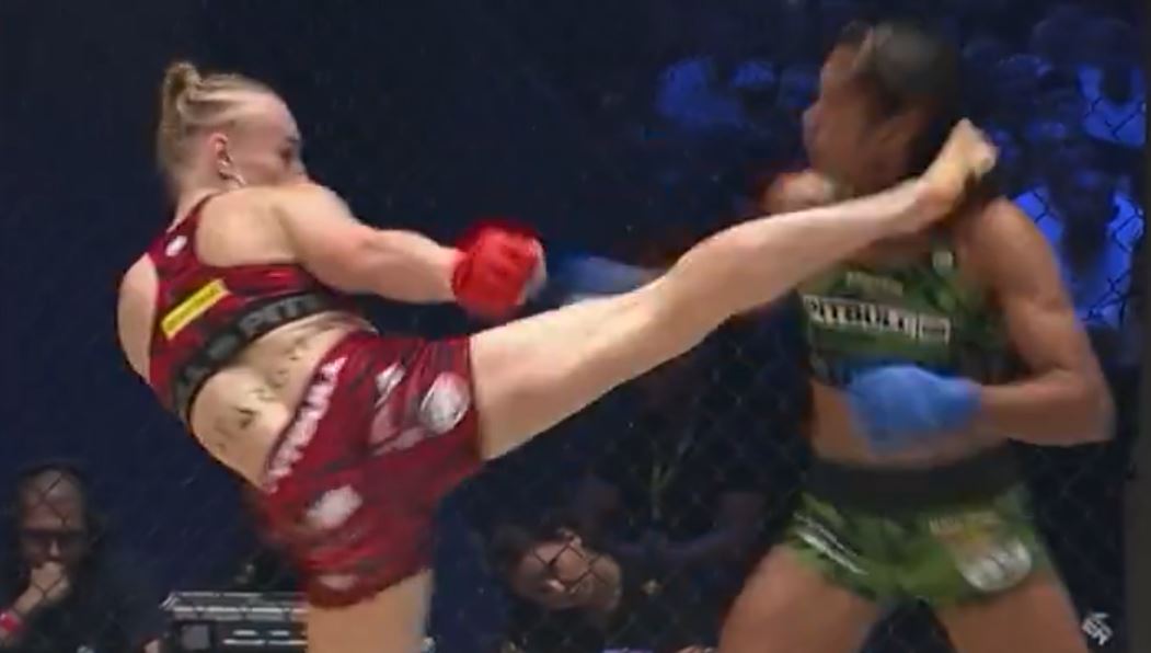 Co za nokaut na KSW 97! "Zgasiła światło" fenomenalnym kopnięciem [WIDEO]