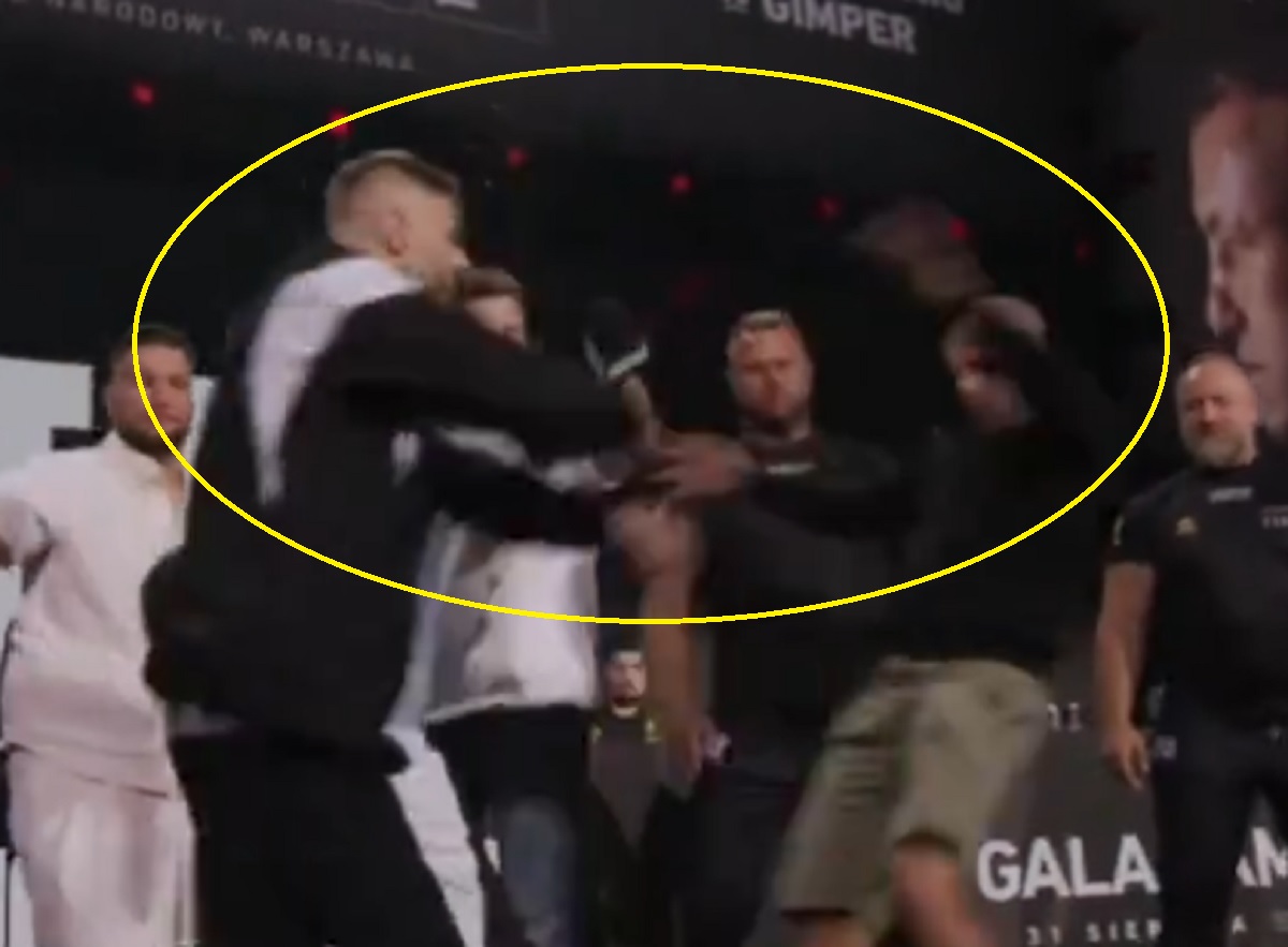 "Ferrari" nie wytrzymał. Sceny przed Fame MMA 22 [WIDEO]