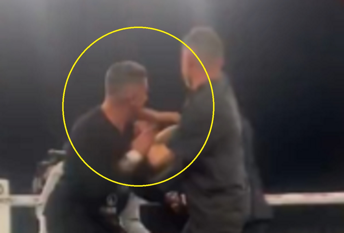 Skandal po walce. Uderzył trenera pięścią w twarz [WIDEO]