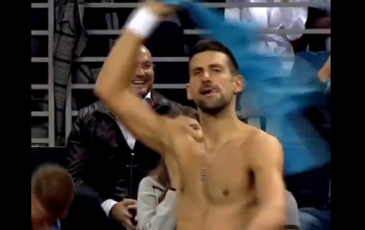 Niespodziewane sceny z udziałem Djokovicia. Serb skradł show [WIDEO]