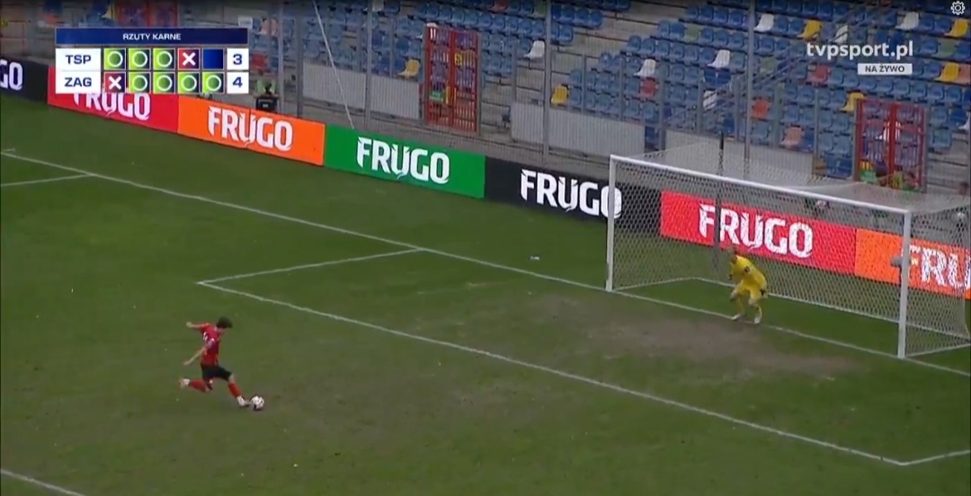 Przestrzelił jak Ramos! Blisko sensacji w Pucharze Polski [WIDEO]