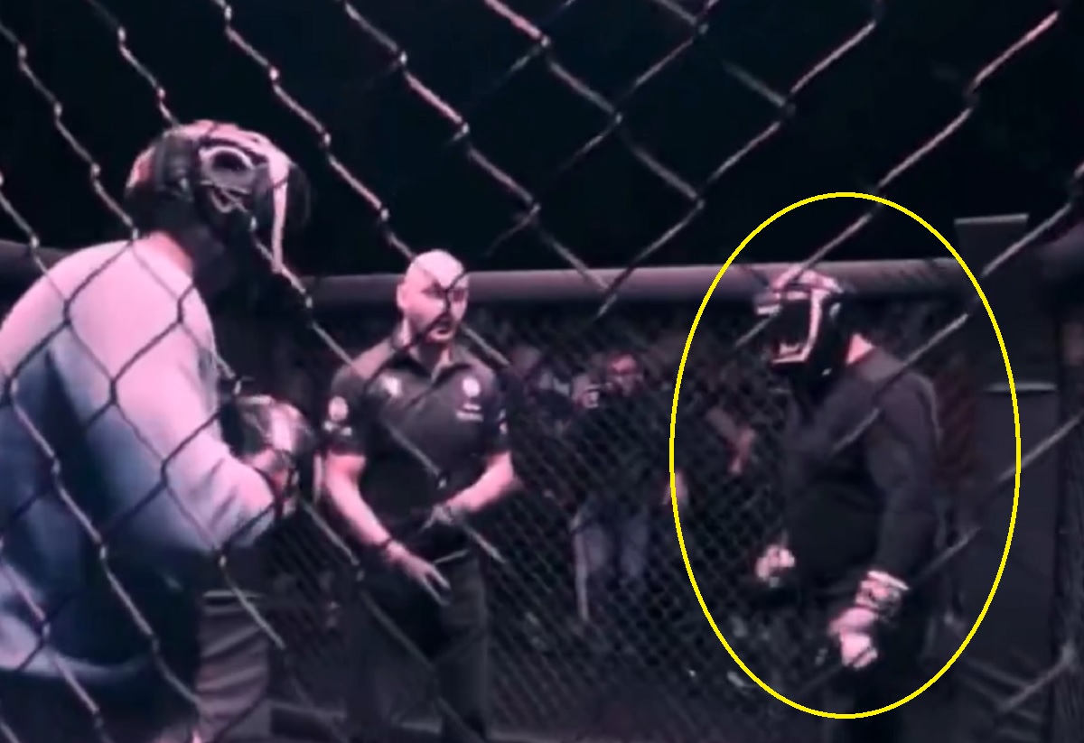 Szalone obrazki przed Fame MMA. "Solówka" z udziałem Najmana [WIDEO]
