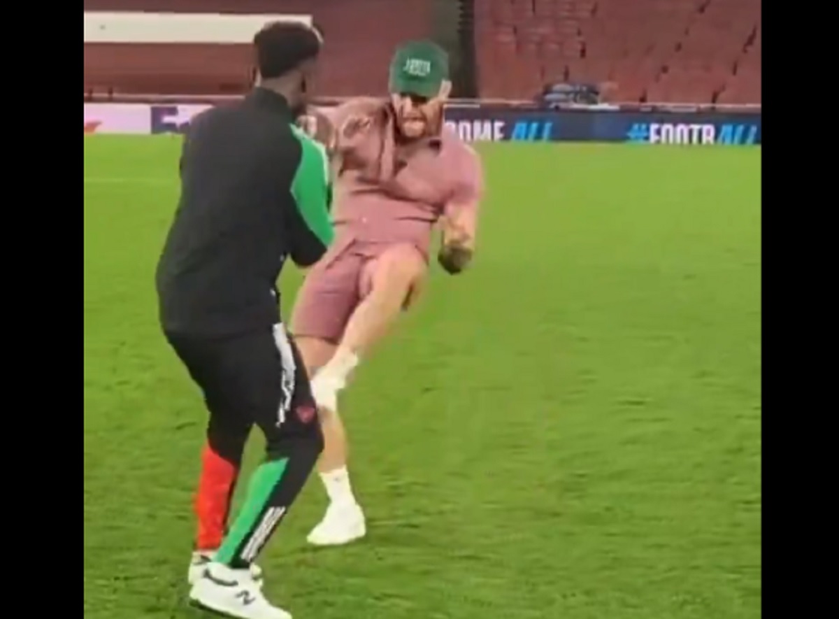 McGregor skonfrontował się z gwiazdorem Arsenalu! [WIDEO]
