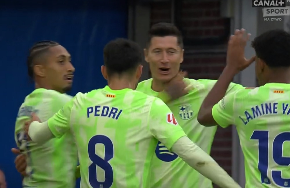 Lewandowski wygrał mecz dla Barcelony! Nie było czego zbierać [WIDEO]