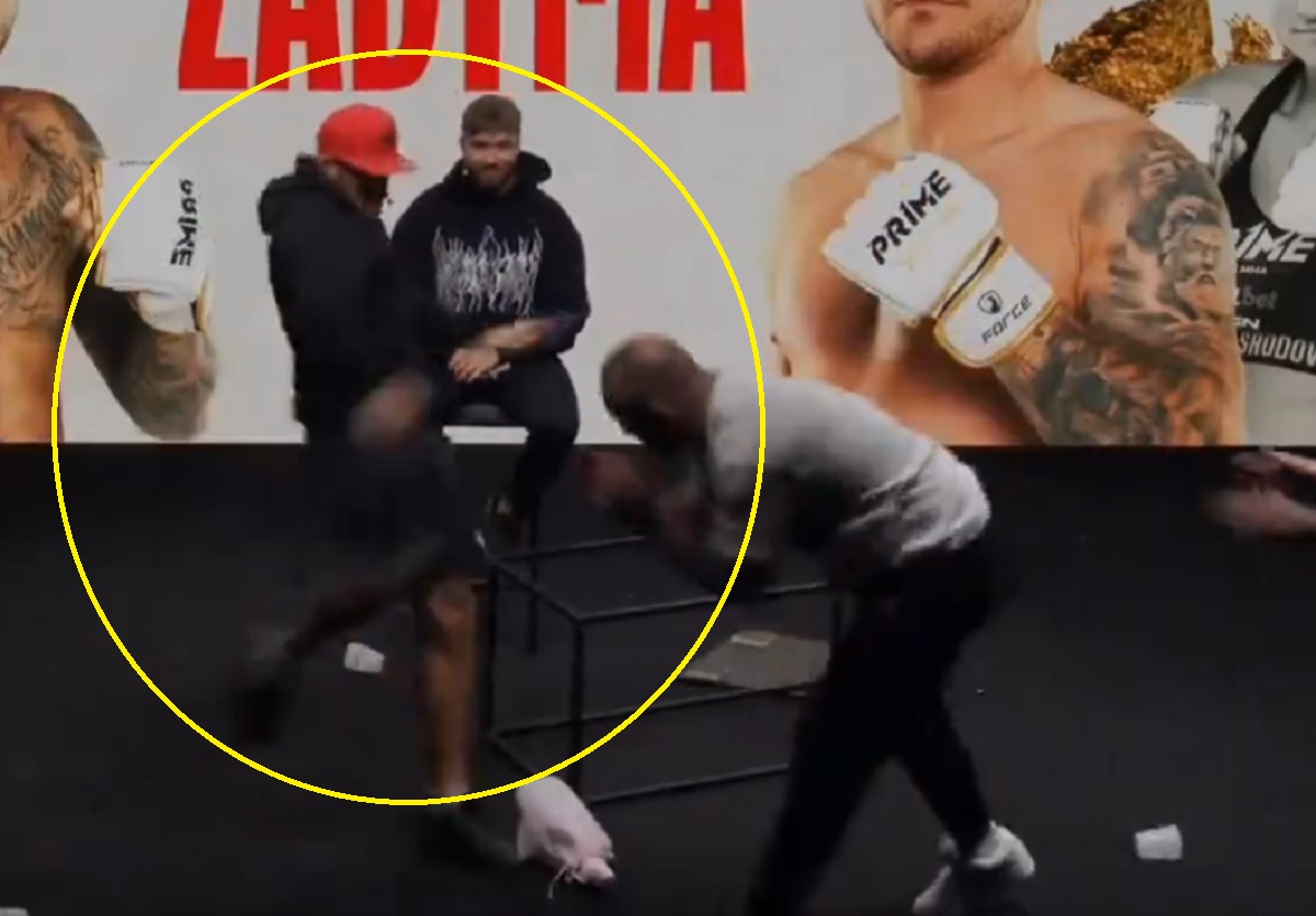 Awantura przed Prime MMA. Potężne kopnięcie w głowę [WIDEO]