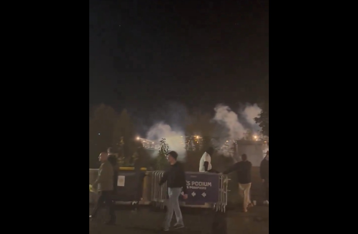Zadyma po meczu LE. Policja wkroczyła do akcji [WIDEO]
