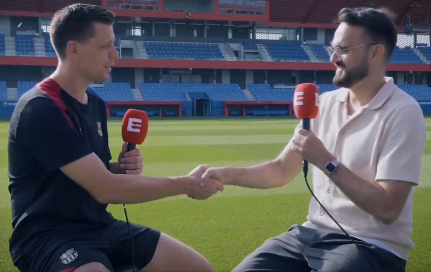 Szczęsny założył się ze Święcickim. Poszło o Lewandowskiego i Pajor [WIDEO]